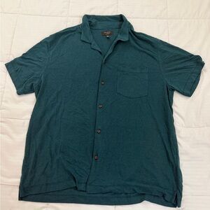 Banana Republic Dark Teal Button Up Shirt